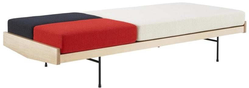 Ligne Roset Скамья со спинкой, обитая тканью  13201105  - Вид №2