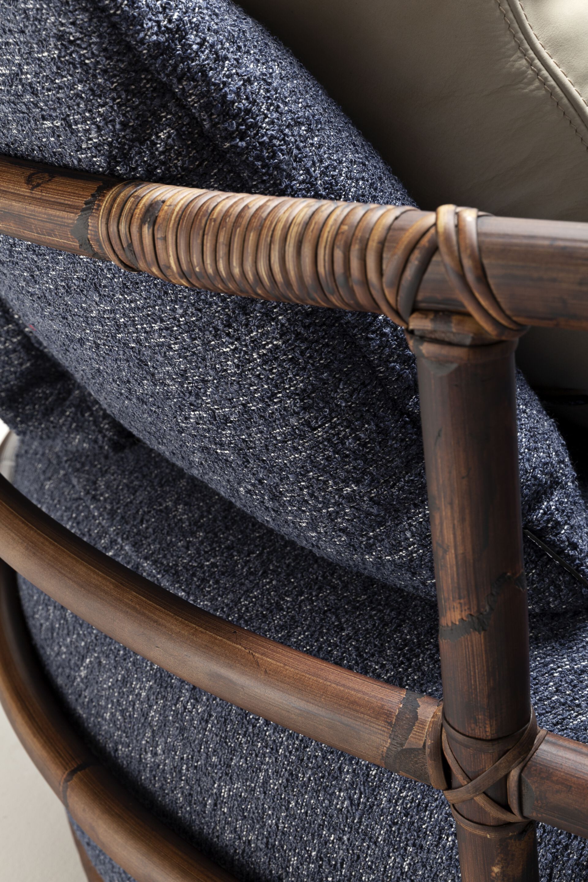 Садовый стул из камыша и ткани Exteta джунгли ARCH-00041433 - Вид №4