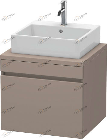 DS531004343 DuraStyle Тумбочка для консоли Базальт матовый, декор Duravit