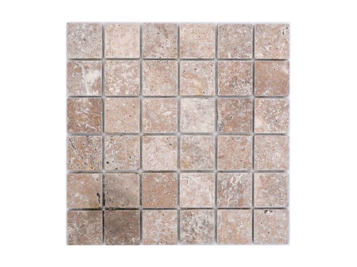 Мозаика из травертина грецкого ореха Mosaix мрамор ARCH-00119510