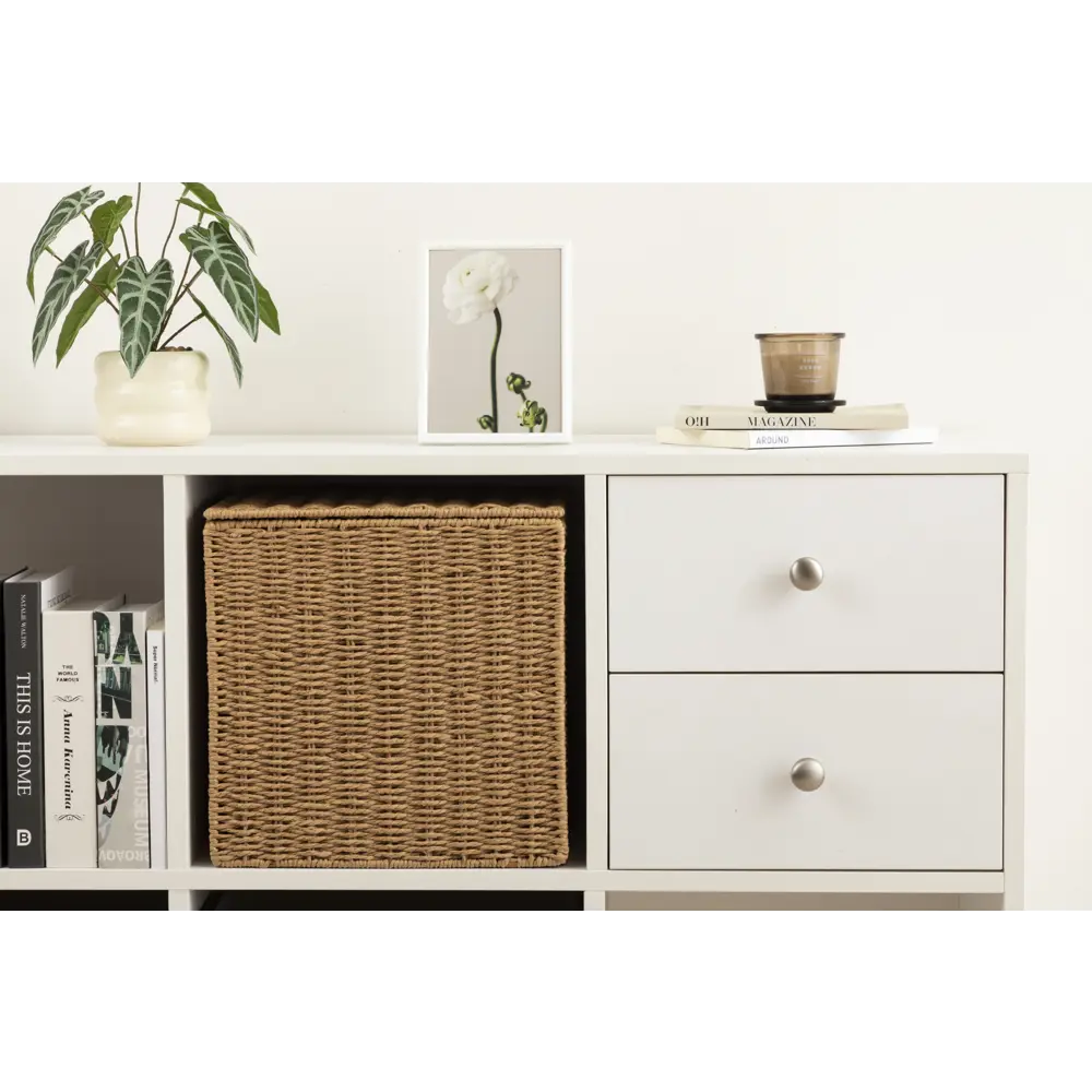 Корз с крышкой 30X30X30 см беж Konsensa STLM-2059812 - Вид №6