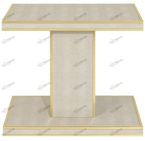 FRATO Прямоугольный журнальный столик из кожи  Ffu260015aaj 