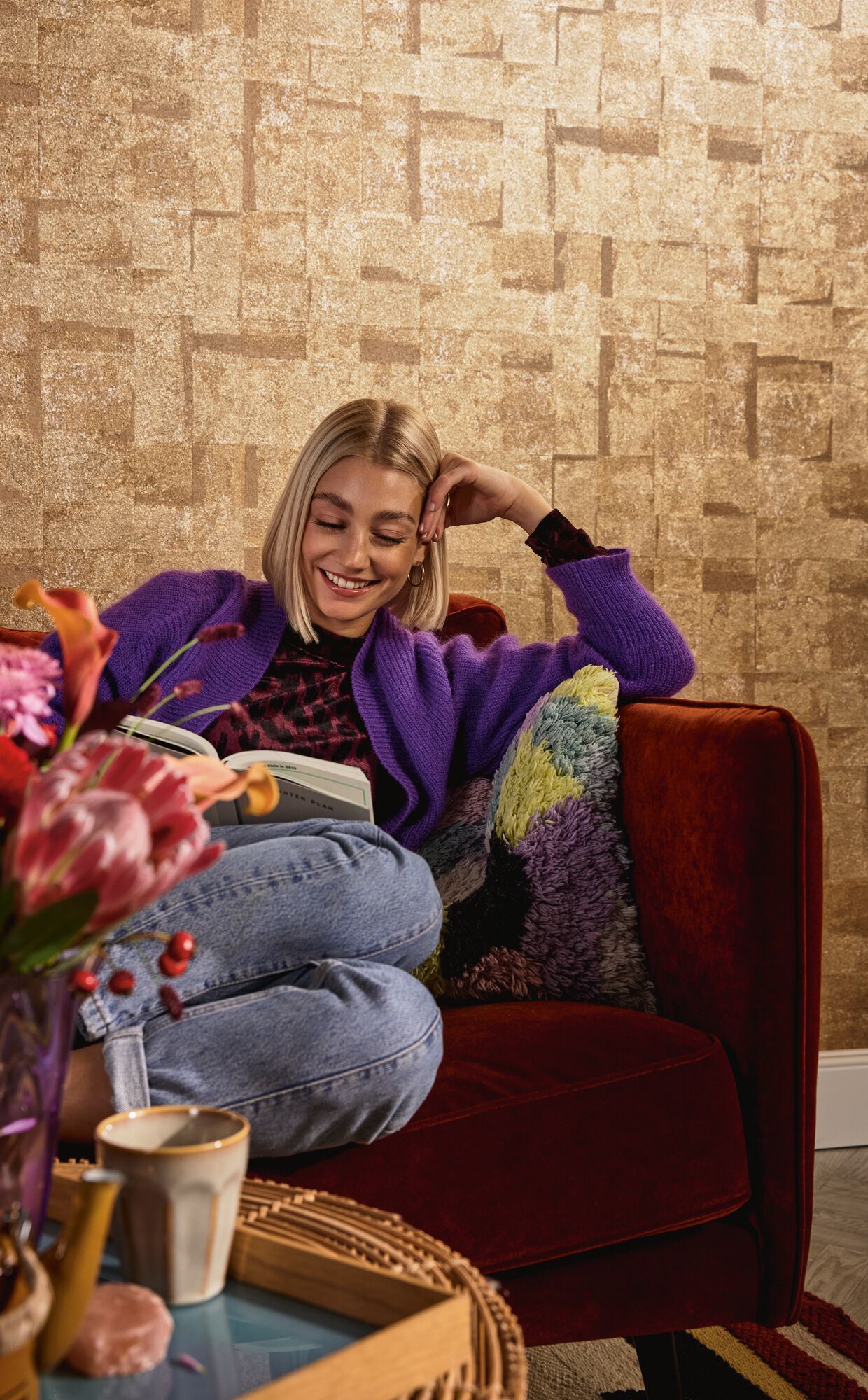 Огнестойкие обои с эффектом ткани Architects Paper Stories of Life ARCH-00116199 - Вид №3