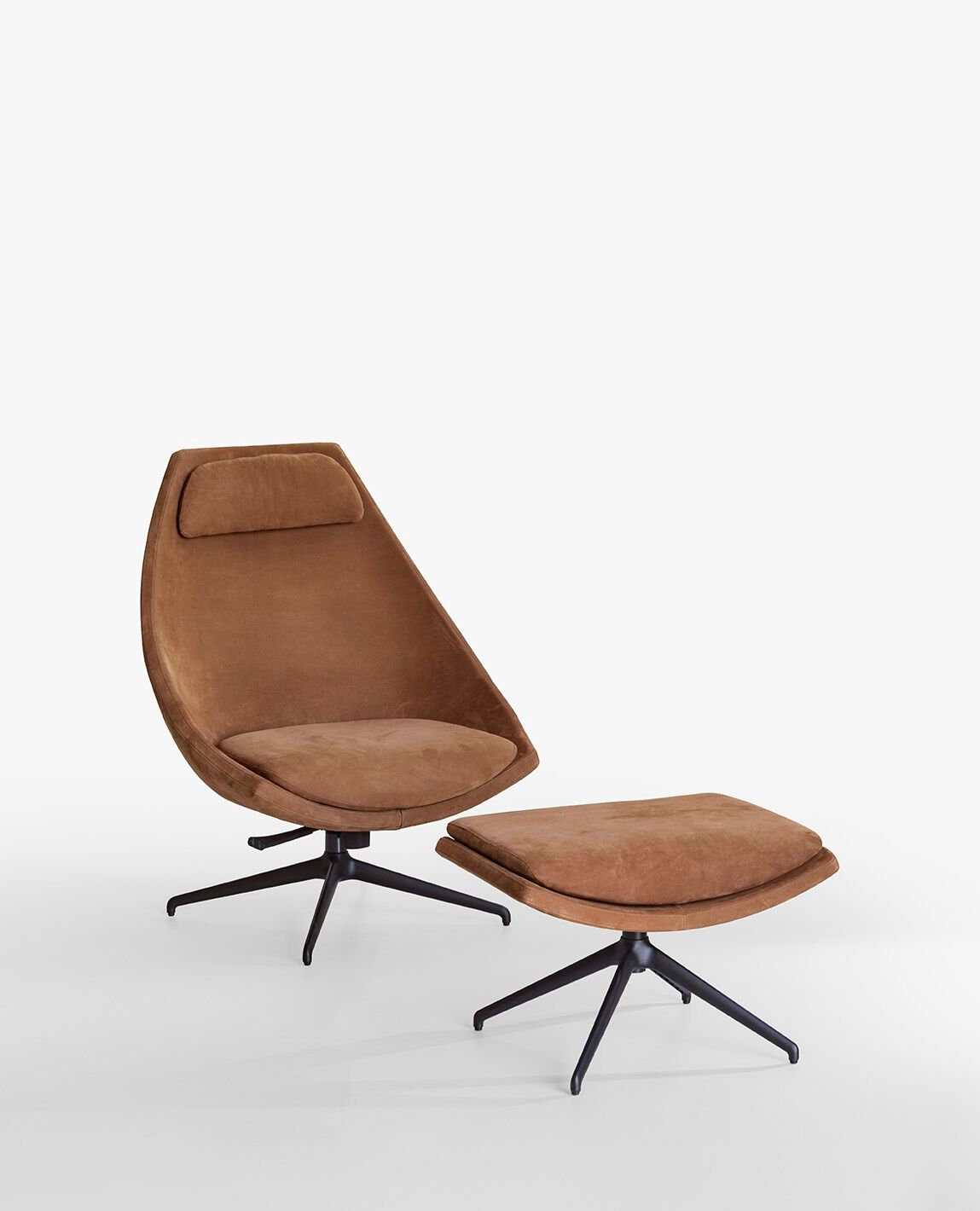 Кожаная мягкая поворотная подставка для ног Potocco ARCH-00072082 - Вид №1