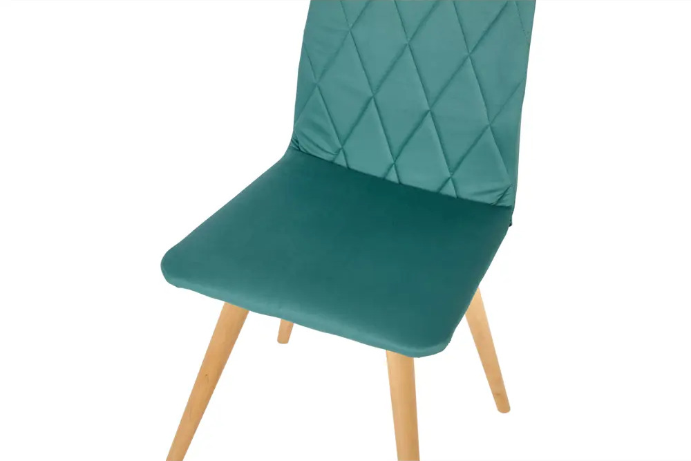 91729667 Комплект обеденных стульев 2 шт Polini Home rio sd 45х89х39 см велюр цвет мятный STLM-0888341