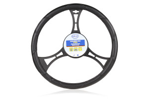 15934830 Чехол на руль черный экокожа 41-43 см , 590 200 Alca