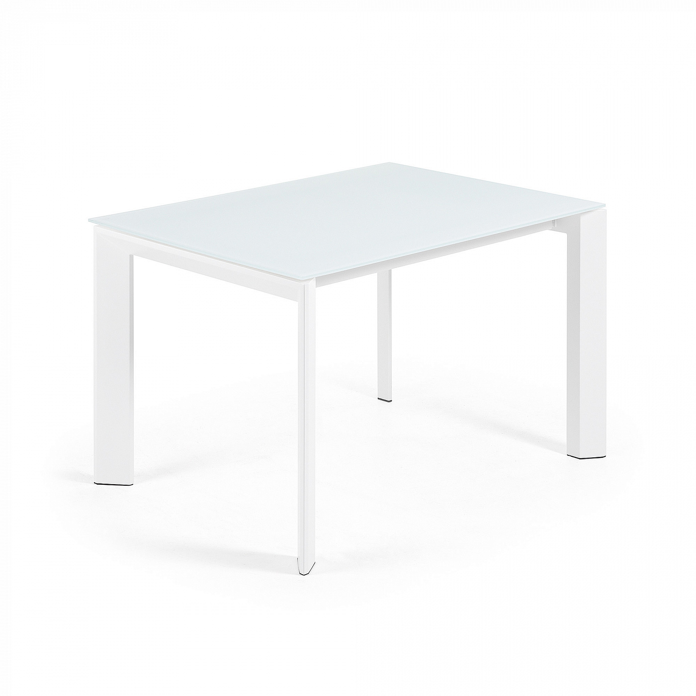 045448 Стол обеденный Atta 120(180)x80 белое стекло La Forma Axis - Вид №4
