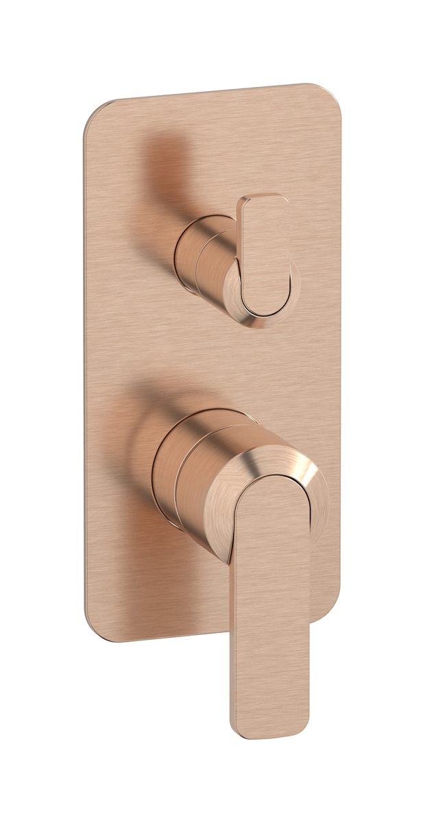 Встроенный смеситель для душа с двухходовым дивертером WE ARE IB c6310sr Brushed Rose Gold C-67