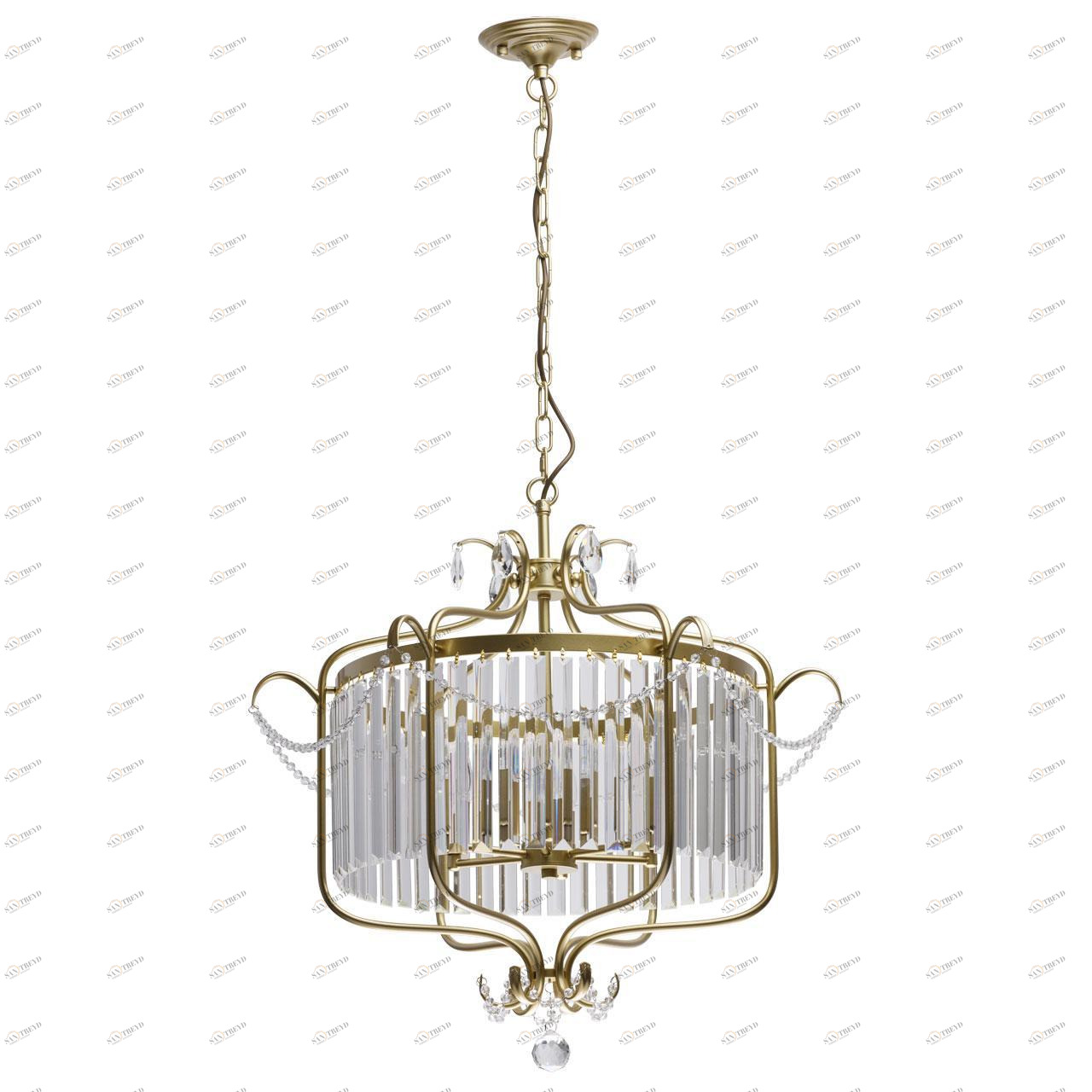 Подвесная люстра MW-Light Адель 373014806 MW-LIGHT ДИЗАЙНЕРСКИЕ, АДЕЛЬ 278896 Бронза 