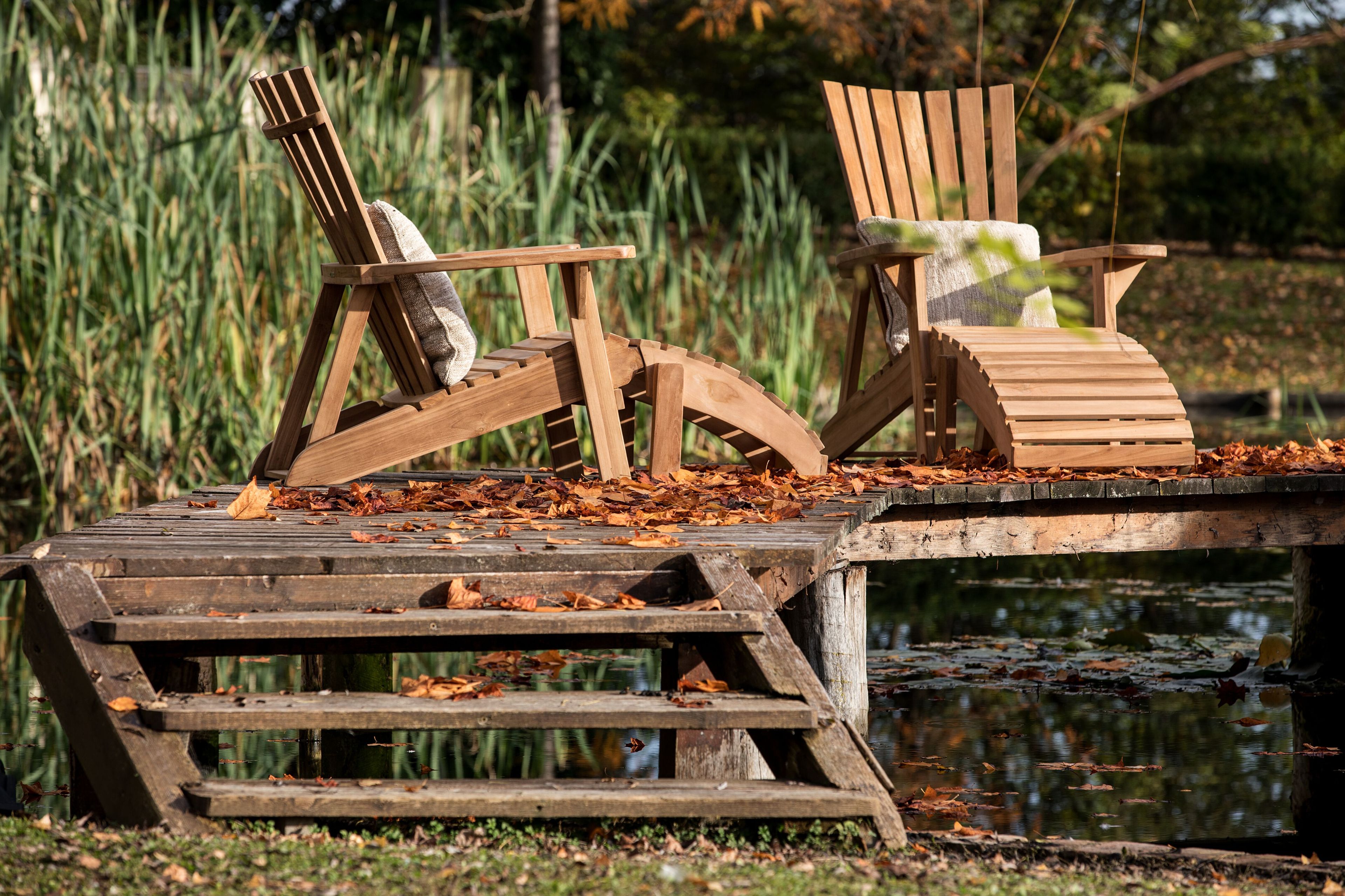 Стул для отдыха из тикового дерева с подлокотниками cbdesign Ady ARCH-00125624 - Вид №4