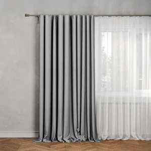 Штора KREAFORTA Sanur с технологией блэкаут 200x300 см, серый 89431242