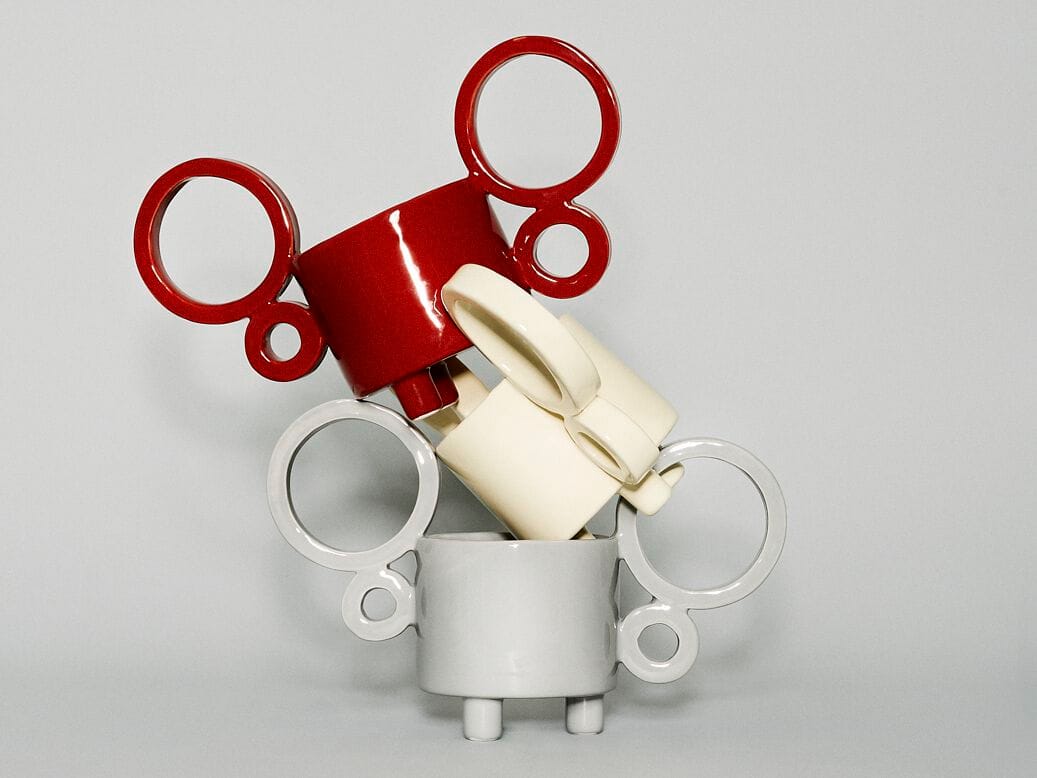 Керамический контейнер / ВАЗа Paolo Santangelo картезианский ARCH-00025634