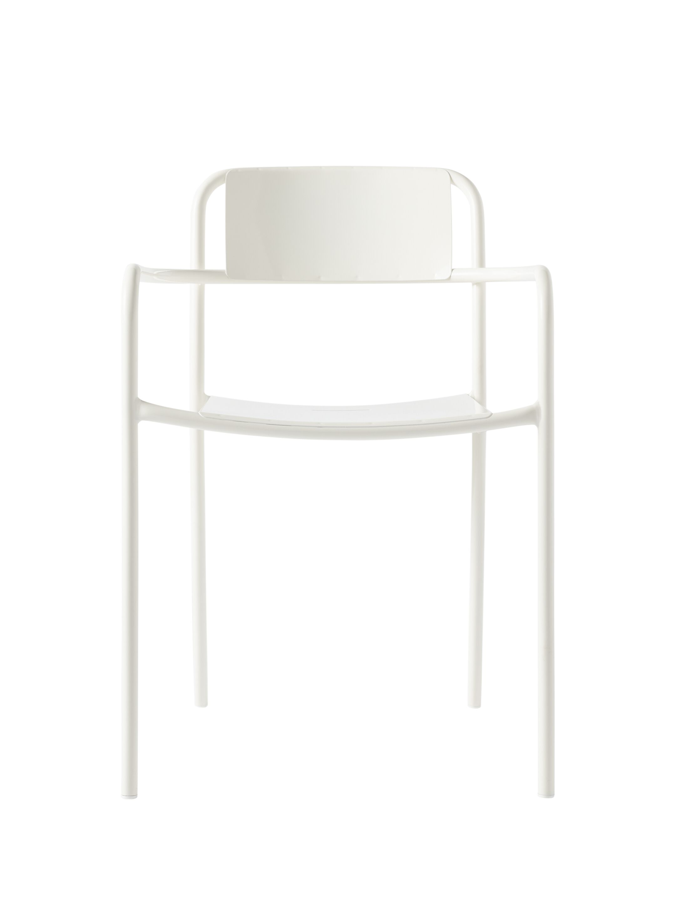 Садовый стул из нержавеющей стали с подлокотниками Tolix ARCH-00044024