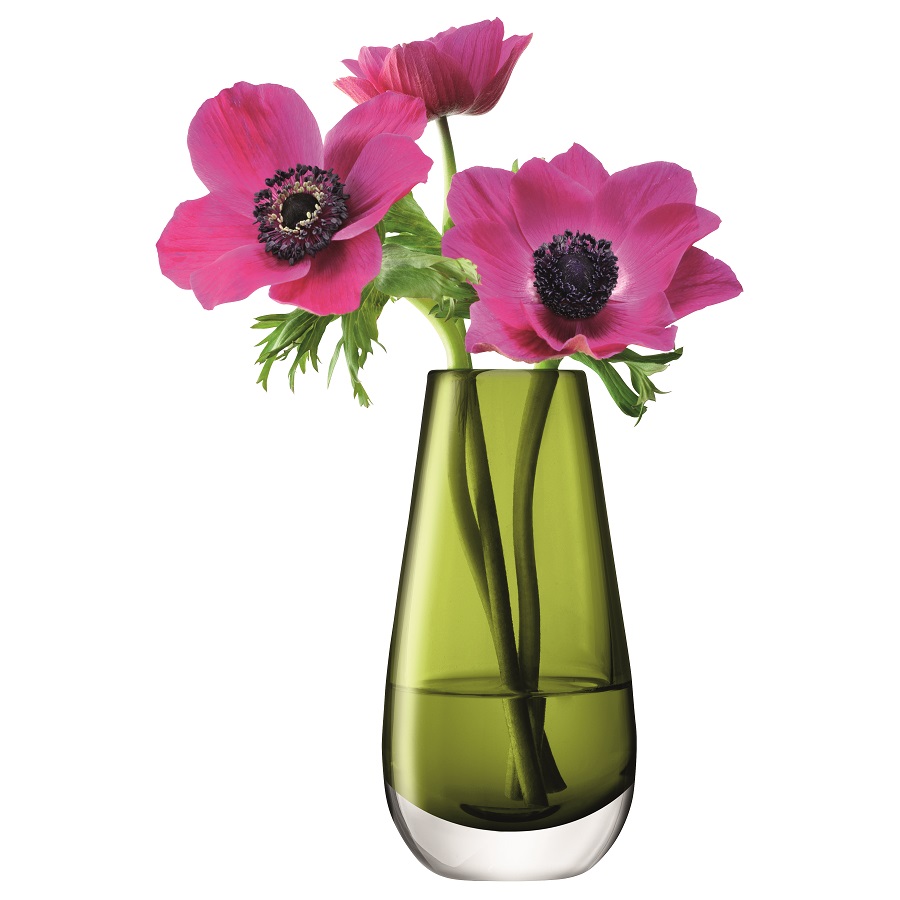 G732-14-414 Ваза flower, 14 см, зеленая LSA International  - Вид №7