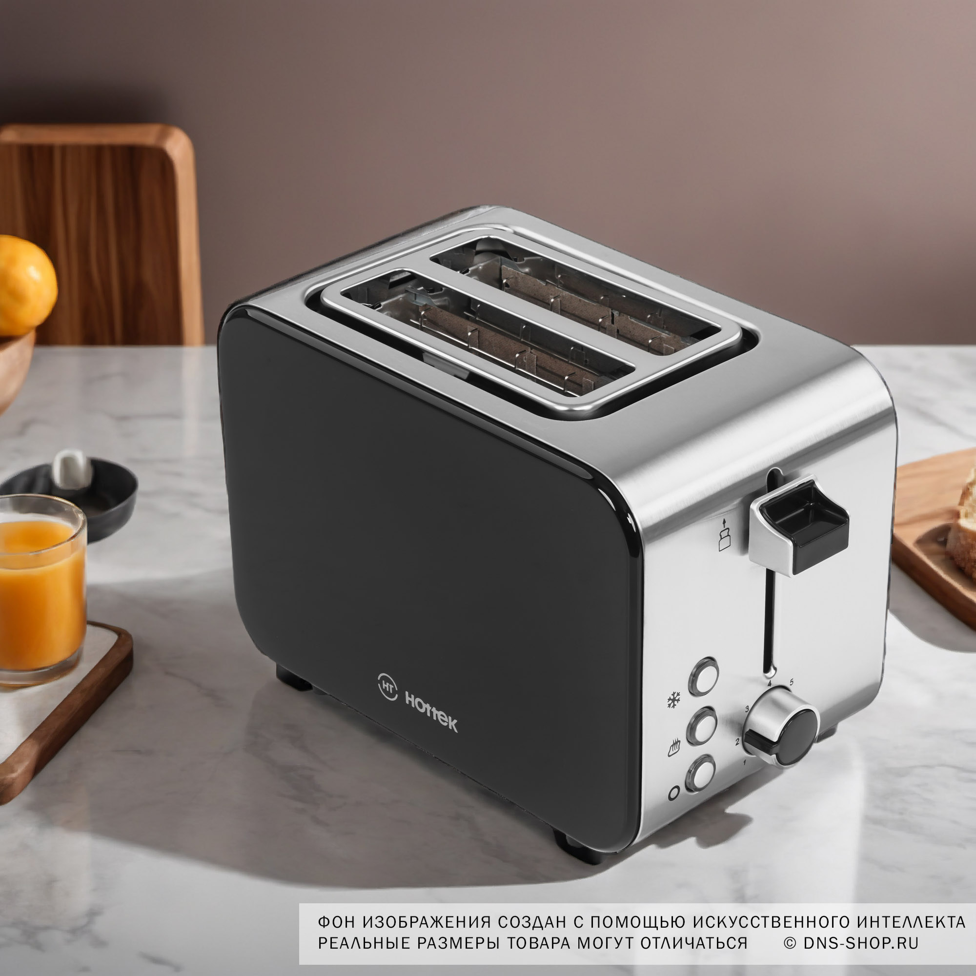 5361629 Тостер HOTTEK HT-972-051 черный STDN-0139997 - Вид №8