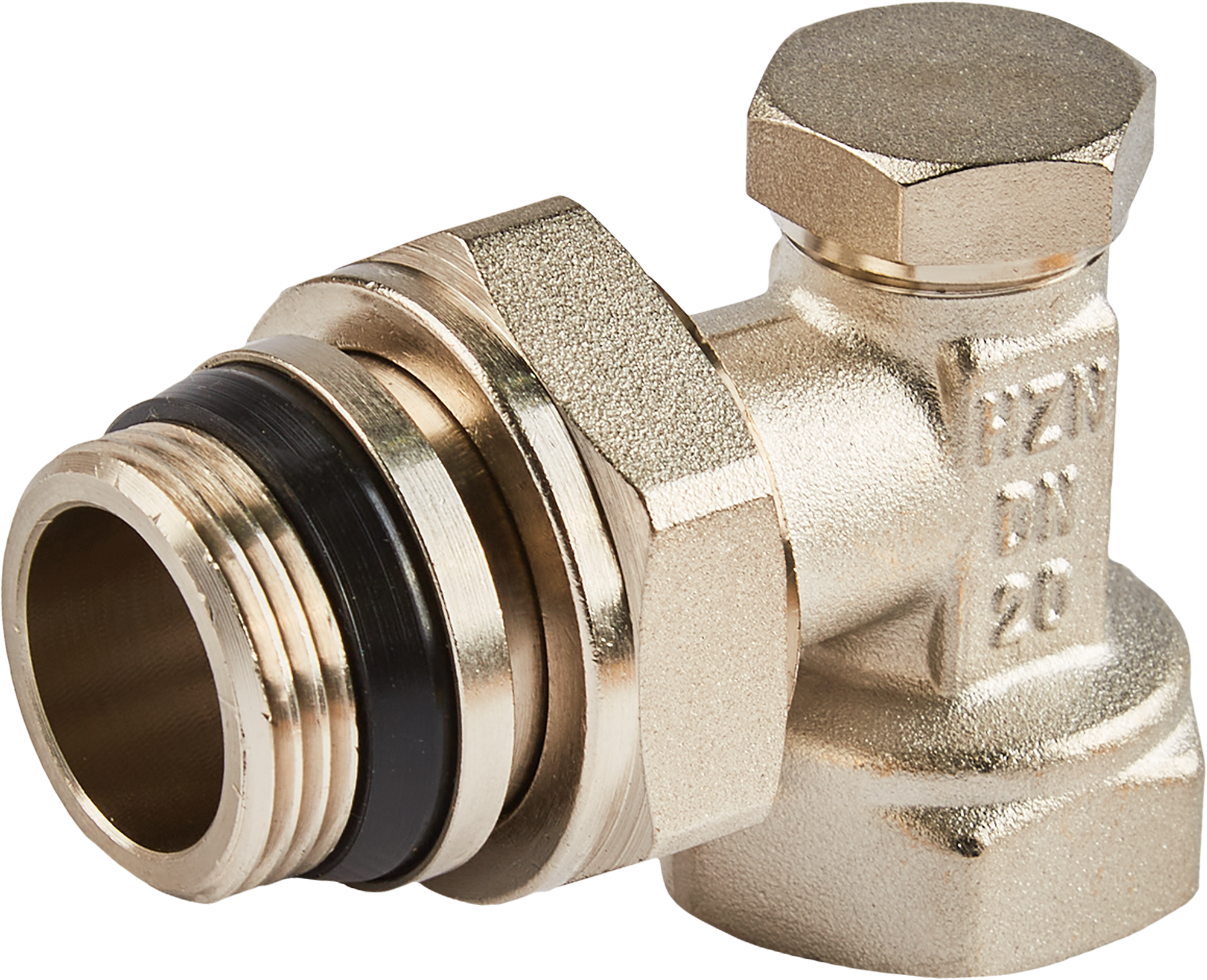 Угловой запорный клапан HEIZEN 3/4" для систем отопления и водоснабжения 85458124 STLM-0062869