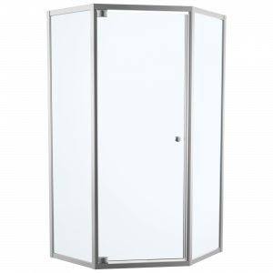 Угловой шкаф Neo 38 дюймов - прозрачный