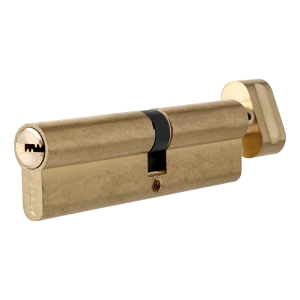 Цилиндр Apecs SM-90(35C/55)-C-G, 35x55 мм, ключ/вертушка, цвет золото