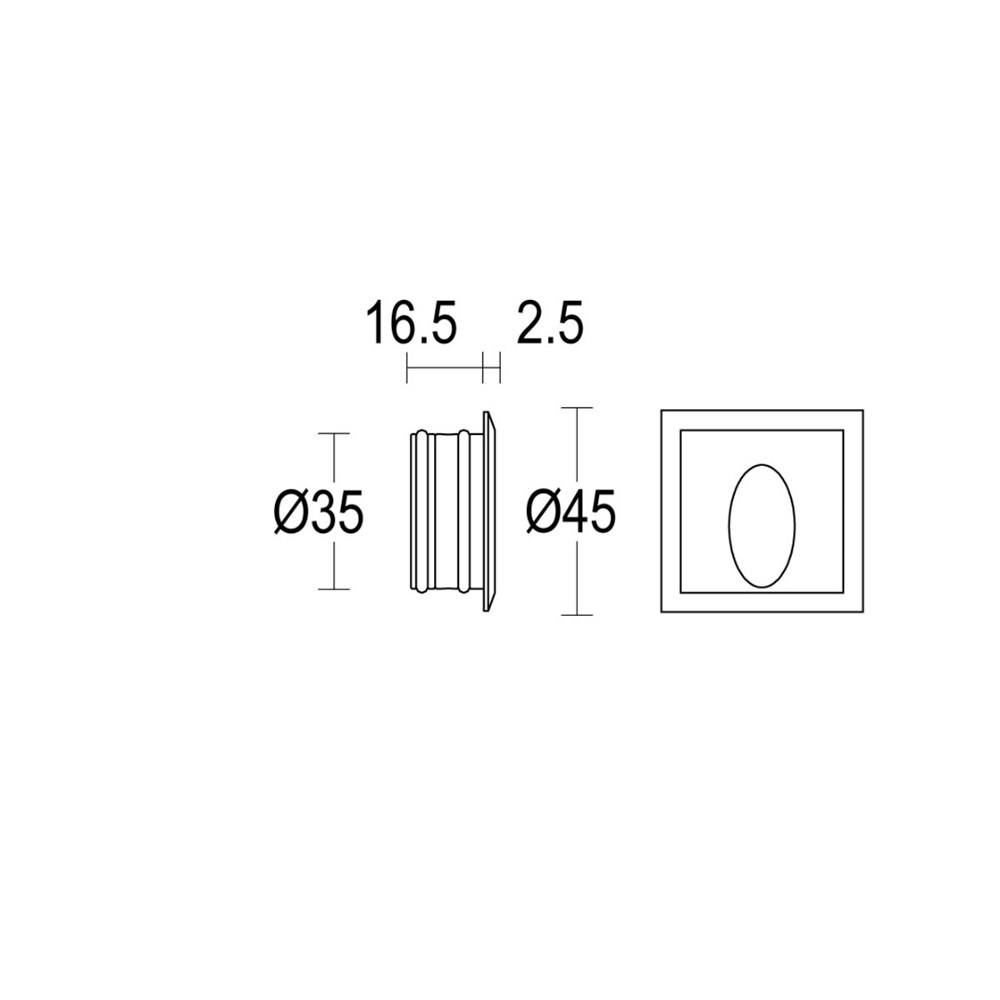 Segno AS SQ Ghidini Segno AS SQ .15 Нержавеющая Сталь  - Вид №1
