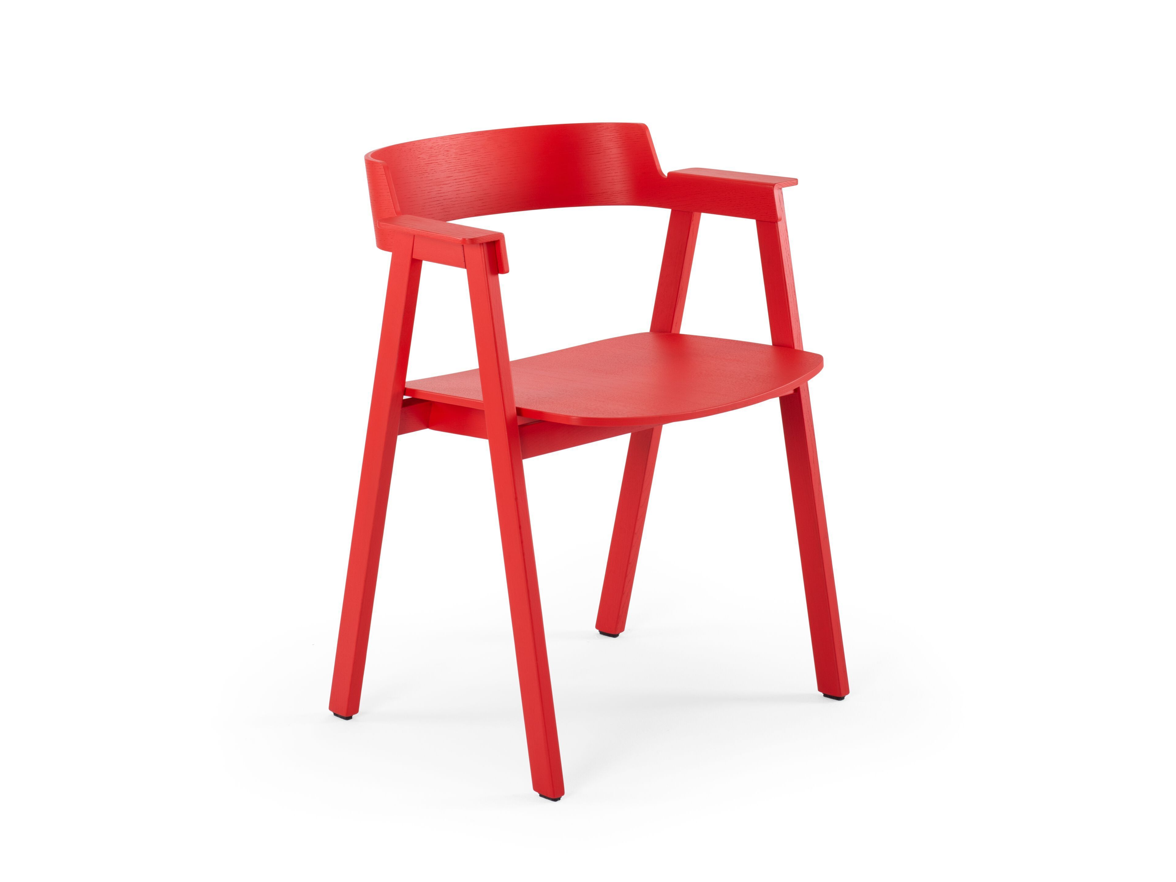 Стул из лакированного дуба с подлокотниками Gazzda FLIP ARCH-00109869