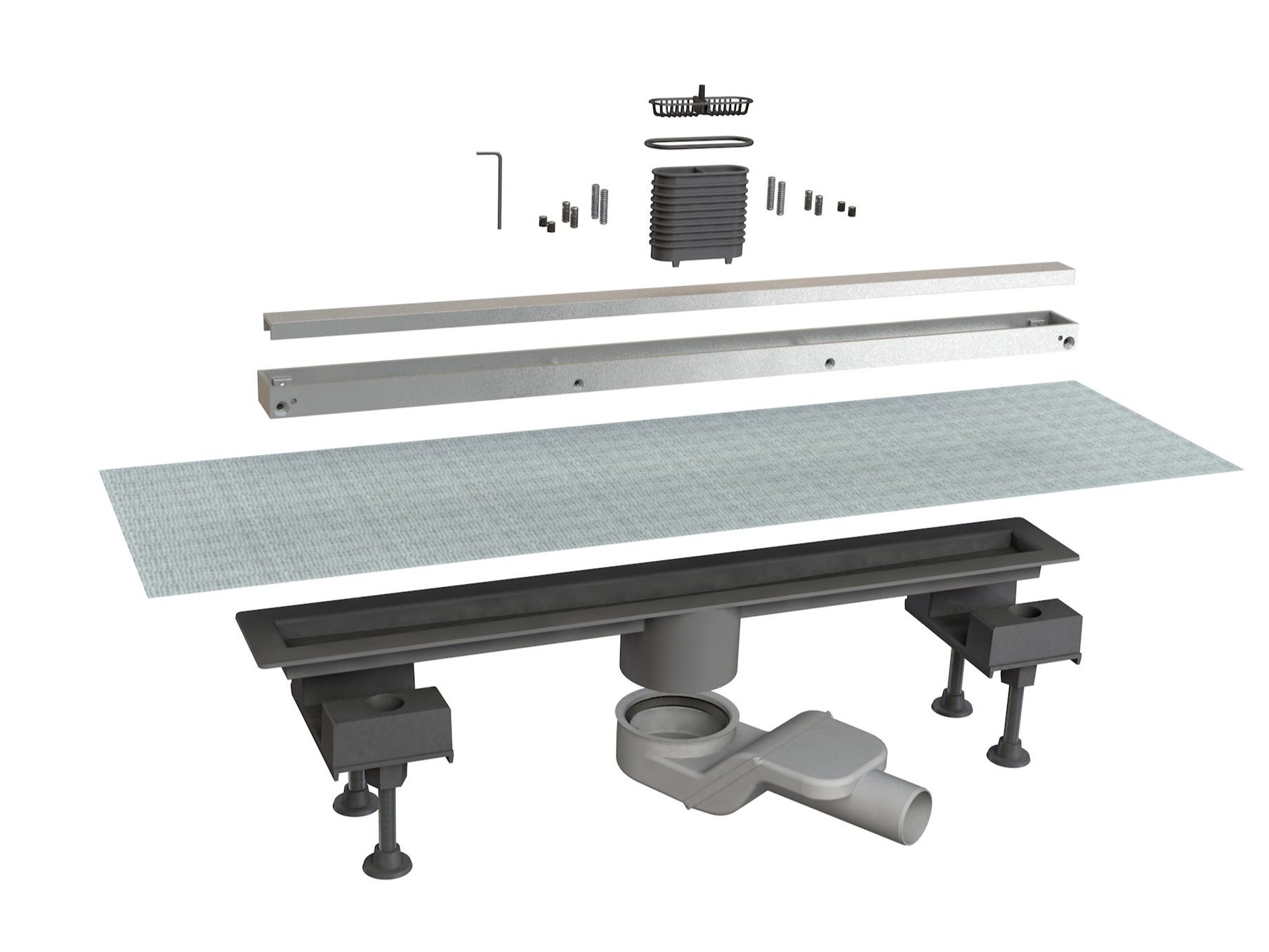 Алюминиевый слив для душа Bonomini Canalissima ARCH-00151975 - Вид №1