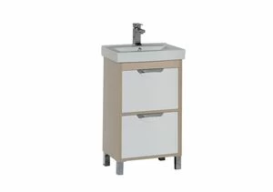 Тумба под раковину Aquanet Гретта 50 светлый дуб