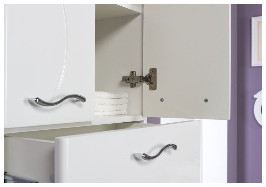 Шкаф навесной Aquanet Моника 50 белый 00186780 - Вид №7