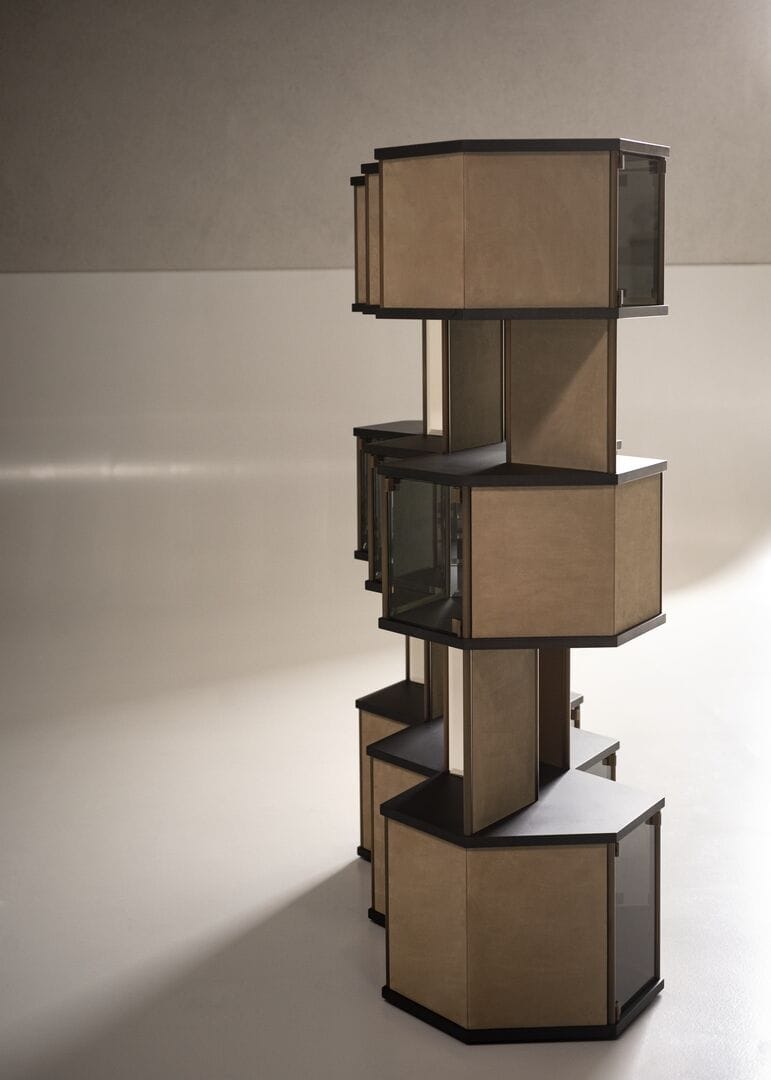 Книжный шкаф с двусторонним напольным покрытием Baxter HIVE ARCH-00045786 - Вид №4