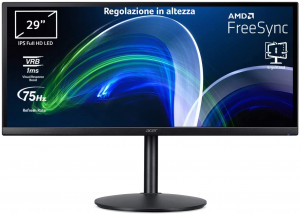 UM.RB2EE.001 cb292cubmiipruzx 29" 2560x1080, 75 hz, 250nit/ 2xhdmi(2.0)+1xdp(1.4)+type-c(pd65w)+usb3.0x4+usb-b(2up4down)+audioout/ black Acer Acer CB2