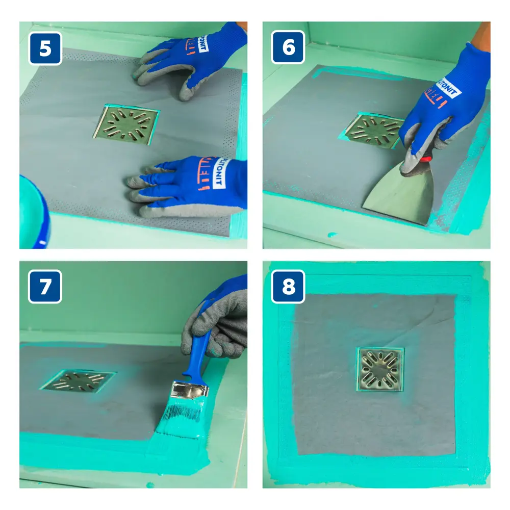 Манжета гидроизоляционная настенная Plitonit 120x120 мм STLM-2164773 - Вид №4