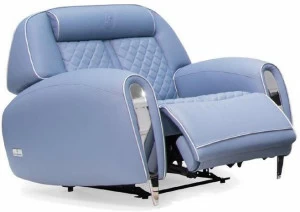 Tonino Lamborghini Casa Откидное кресло из оленьей кожи с подставкой для ног Formentera