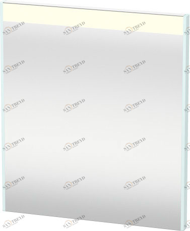 BR700100909 Зеркало с подсветкой Brioso #BR7001 620 x 45 мм Светло-голубой матовый декор Duravit