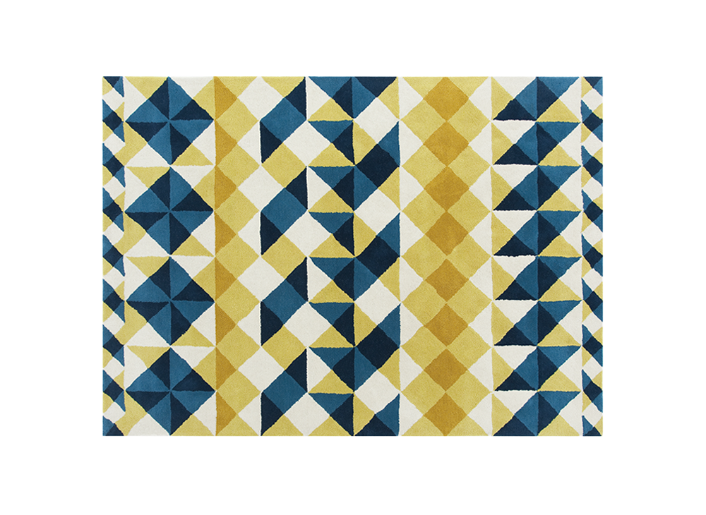 100473 Ковер Hand Tufted Yellow GAN Mosaiek 