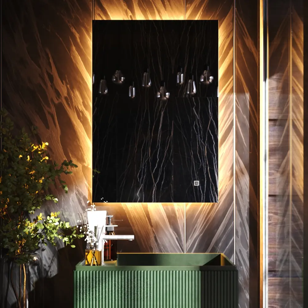 Зеркало с подсветкой Omega Glass Веста - элегантное решение для современной ванной 89372646