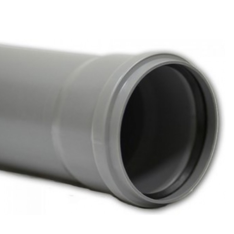 Канализационная труба Sinikon 32 х 500 мм с раструбом Стандарт 500005 - Вид №2