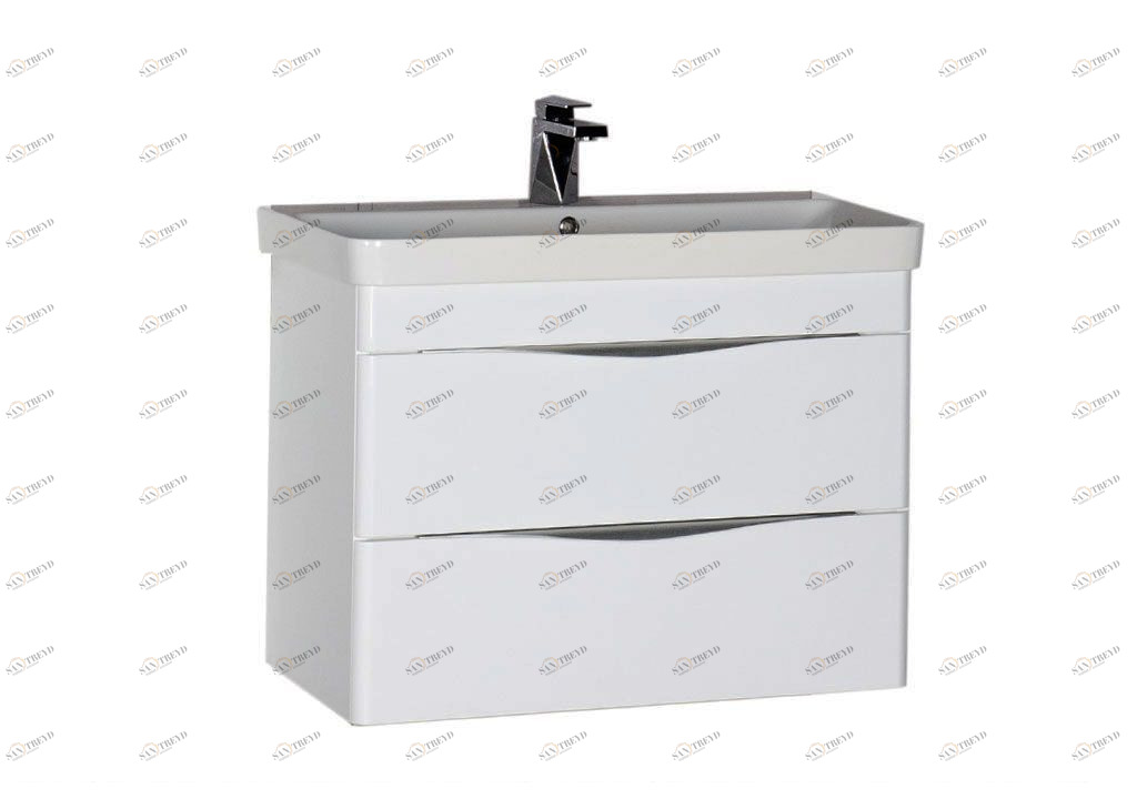 Тумба с раковиной Aquanet Орлеан 80 белый 0018308200182312