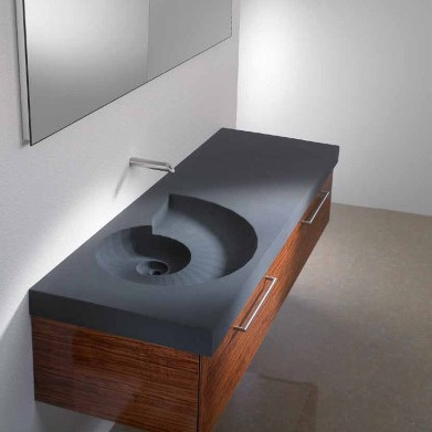 6746 Подвесная раковина настенная овальная Bagno Sasso  белая  - Вид №1