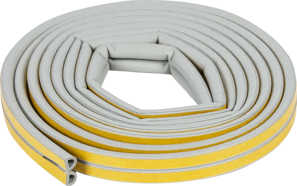 Уплотнительная лента Axton D-профиль для окон и дверей 6 метров 82246060