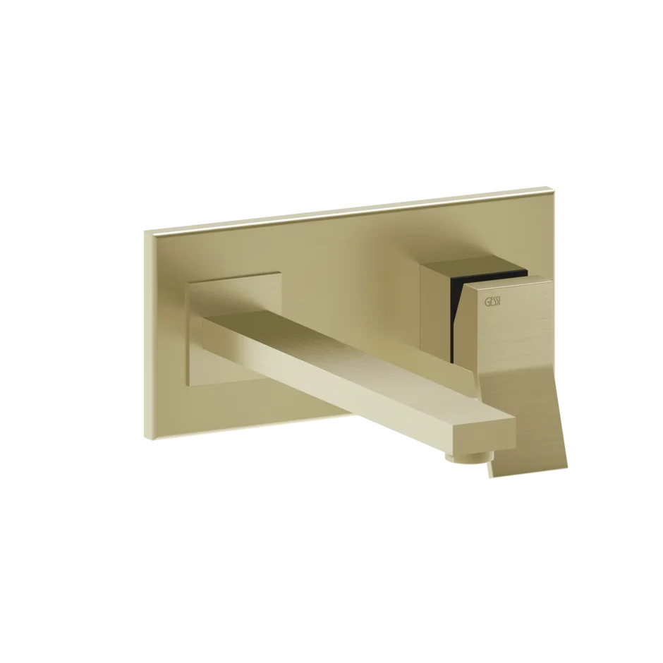 Смеситель для умывальника 53088 727 Gessi Rettangolo k ЛАТУНЬ МАТОВАЯ PVD 53088727