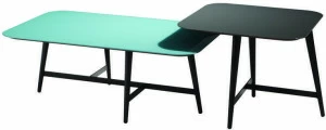 Roche Bobois Модульный квадратный лакированный журнальный столик Les contemporains