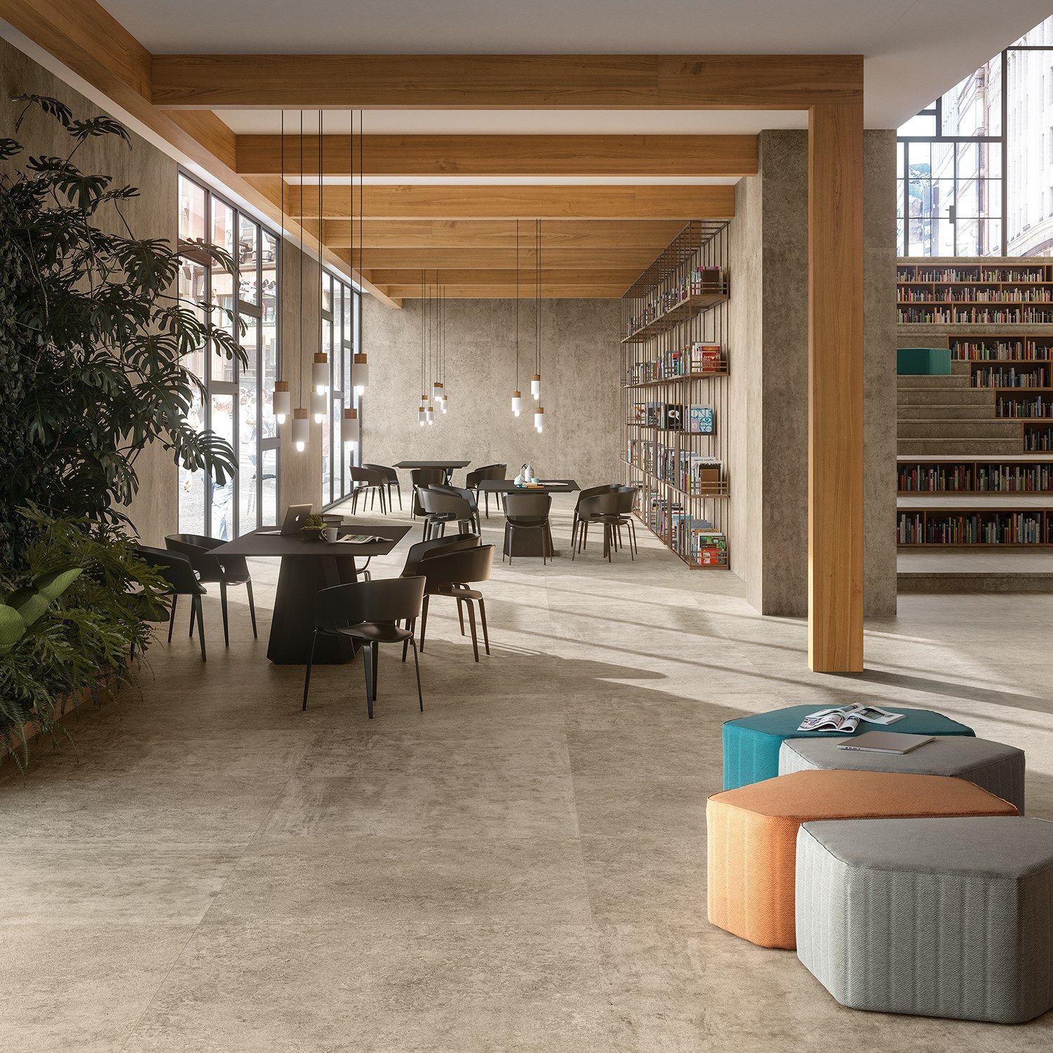 Пол из керамогранита с эффектом камня Atlas Concorde Lims ARCH-00023095 - Вид №12