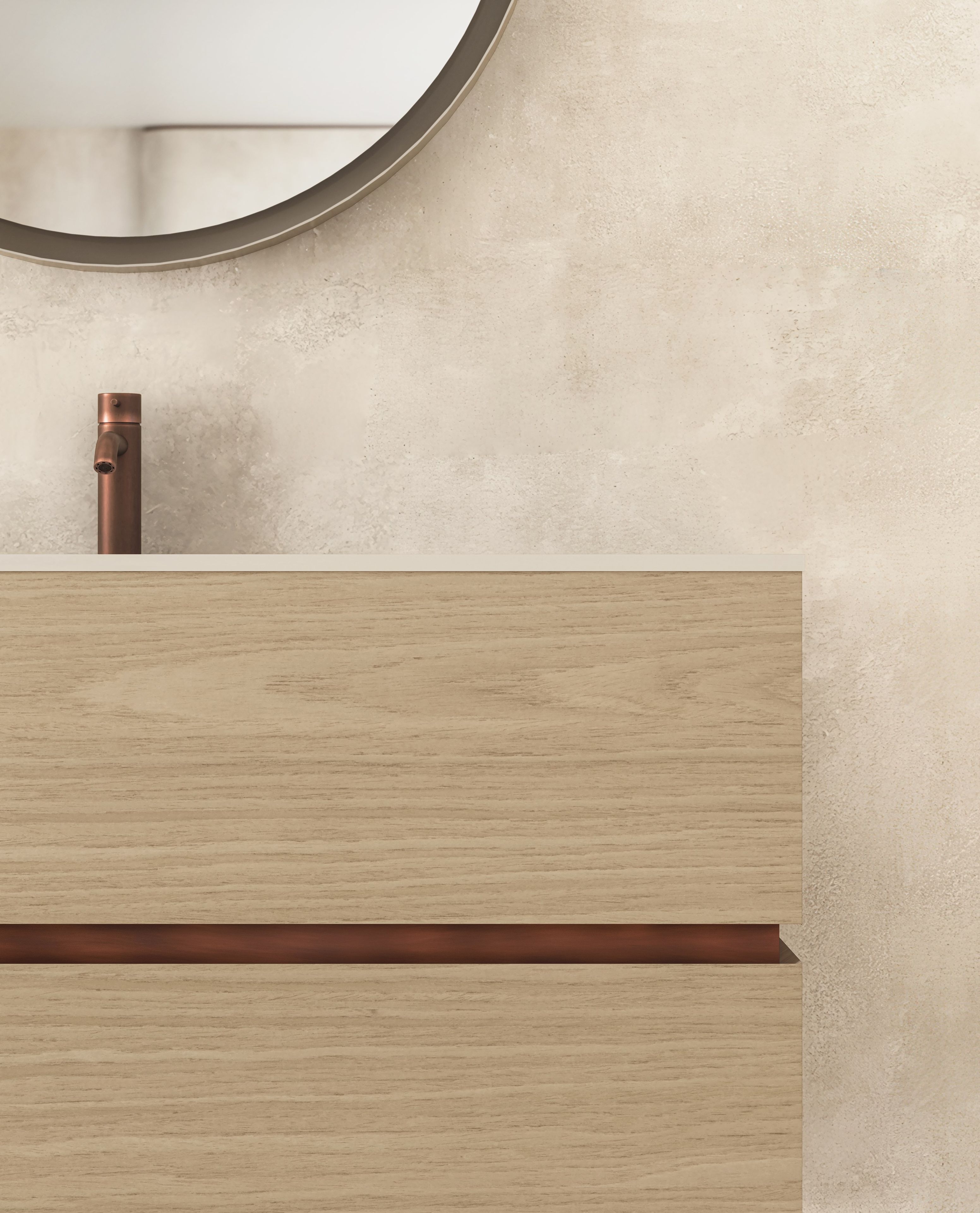 Подвесной шкаф для умывальника с ящиками со встроенной раковиной Moab DRESSCODE ARCH-00053463 - Вид №11