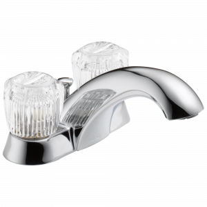 2522LF-TPM Смеситель для ванной комнаты с двумя ручками Tract-Pack Centerset Delta Faucet Classic Хром