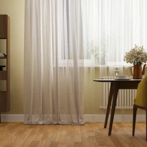 Тюль на ленте Inspire Biri 290x280 см цвет белый