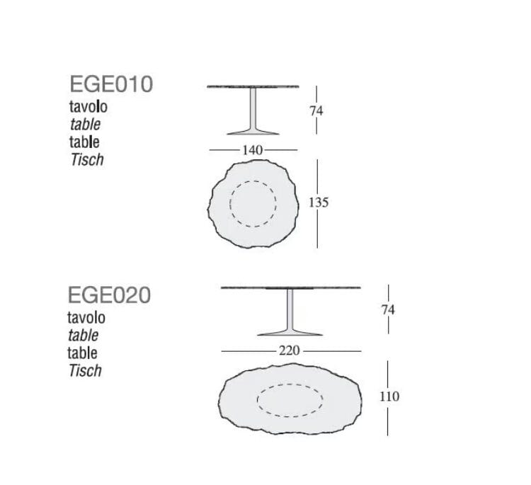 Стол Edra для интерьера ARCH-00147510 - Вид №9