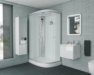 Душевая кабина NG- 4312-08L (1200х800х2150) низкий поддон(13см) стекло МАТОВОЕ