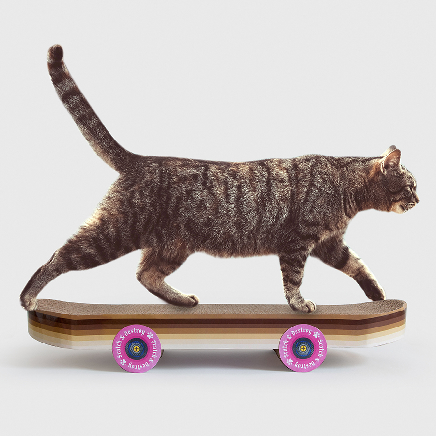 SK CATSKATE1 Когтеточка , skateboard Suck UK  - Вид №7