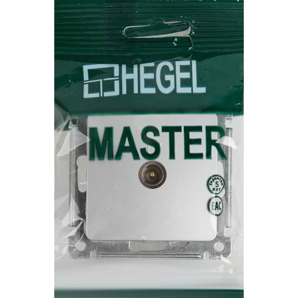 Телевизионная розетка встраиваемая Hegel РСТВ-401-06 цвет серебро 82493723 STLM-2055371  - Вид №5