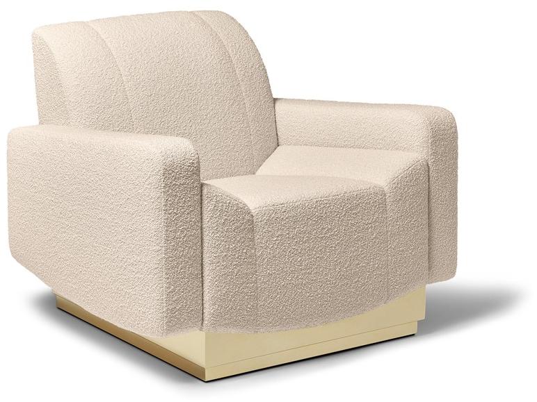 Munna Кресло из ткани с подлокотниками Gran torino sun-id-1462410 - Вид №1