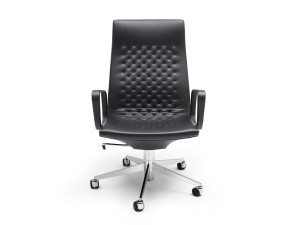 5 спиц с высокой спинкой кожаный поворотный операционный офисный стул